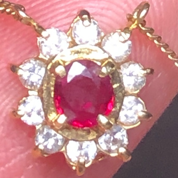 💯authentic ruby necklace - Picture 2 of 11